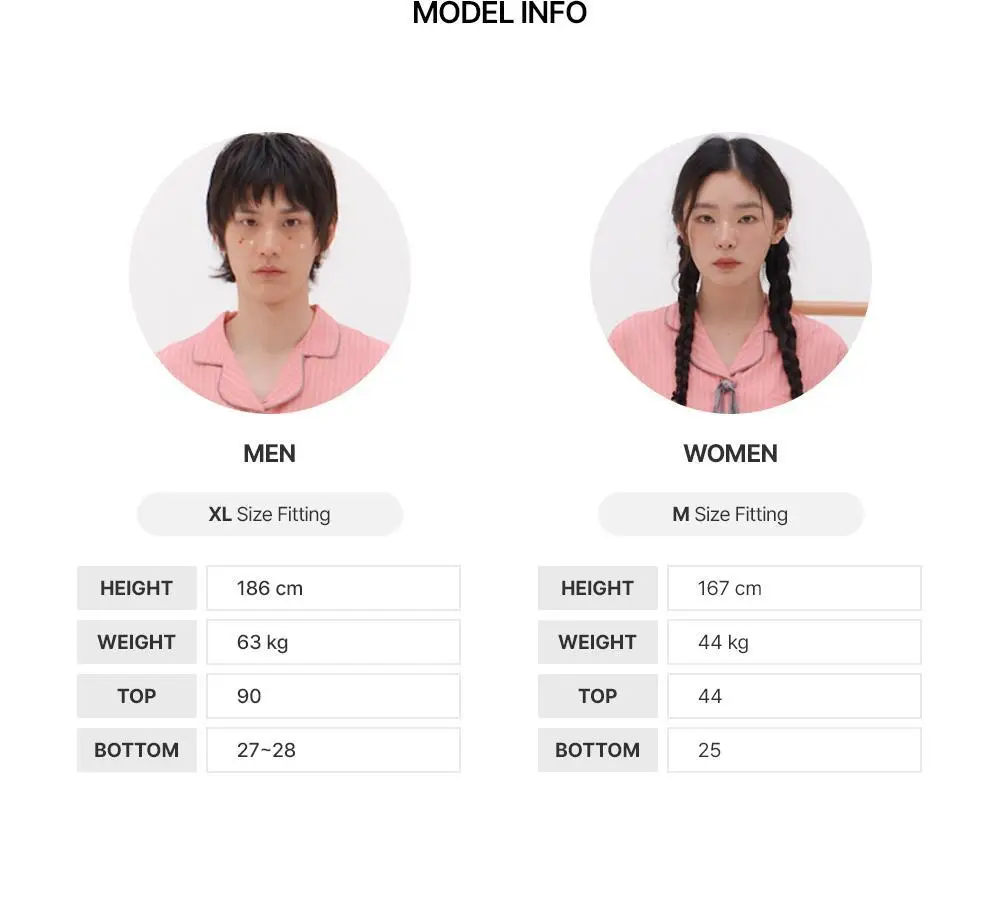[곽민경 PICK] 오프아워 베이비드림 반팔 잠옷 세트 (M / L/ XL) 상세페이지 22
